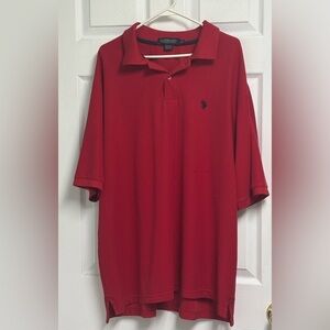 U.S. Polo Assn. Deep Red Polo Shirt Men’s Size 2XL